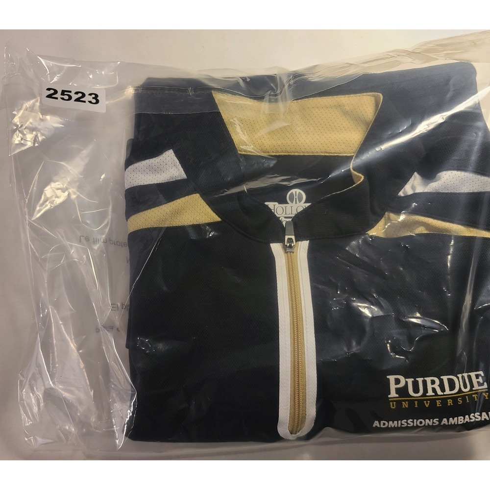 Holloway Purdue University Admissions Ambassador 1/4 Zip Pullover Black Men's S - Picture 12 of 12